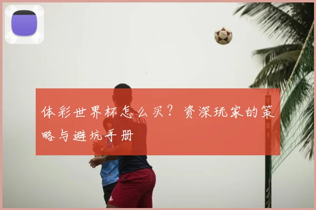 体彩世界杯怎么买？资深玩家的策略与避坑手册